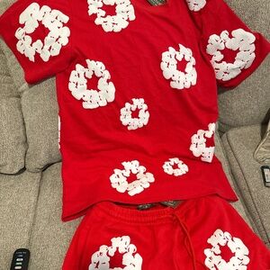 Denim tears shirt and shorts